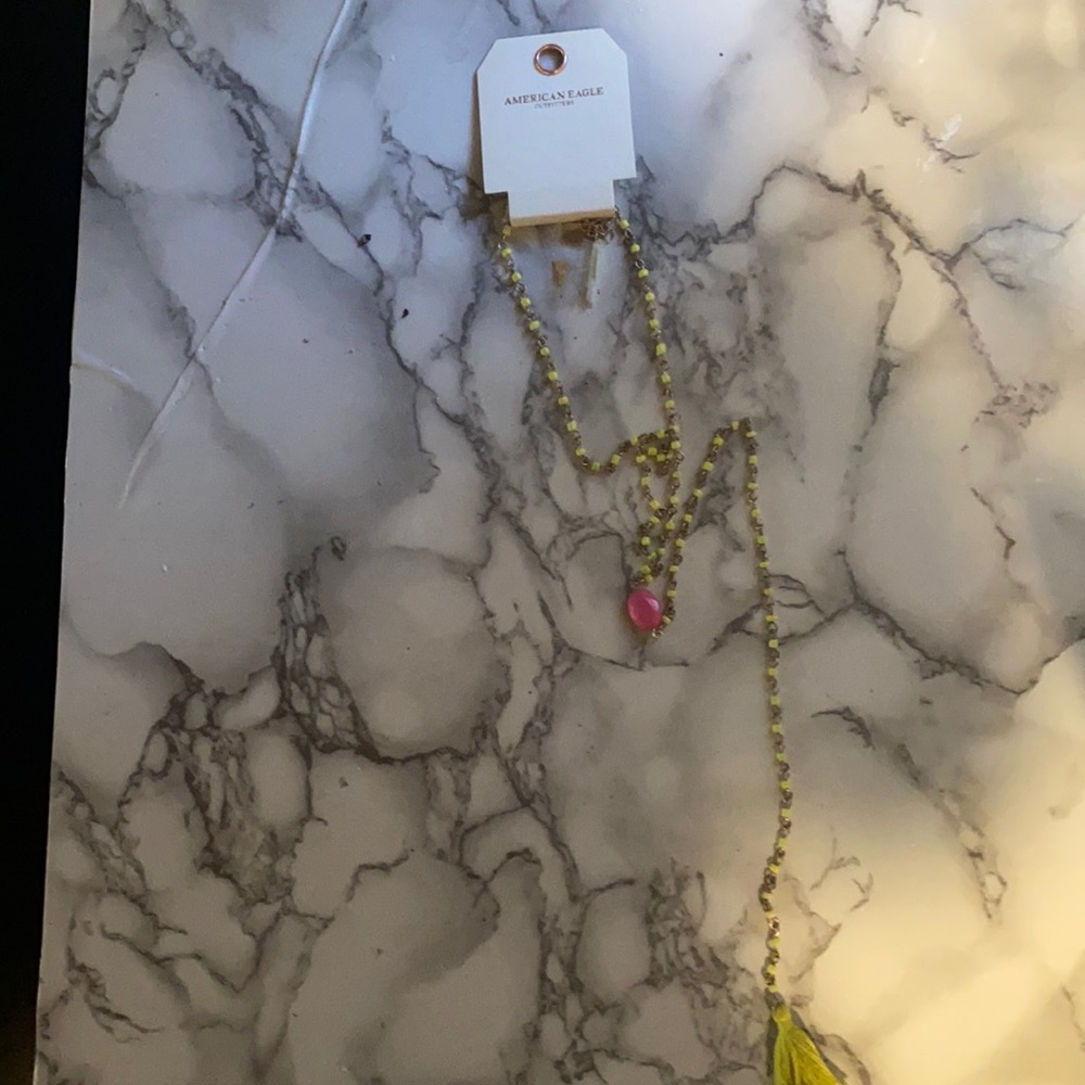 American Eagle Beaded rosary. NWT